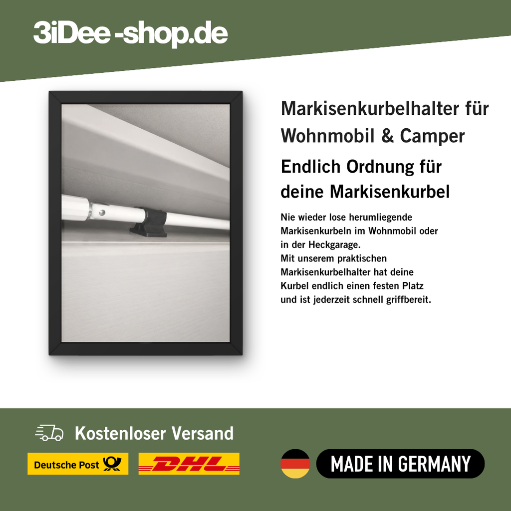 Markisenkurbelhalter für Wohnmobil & Camper